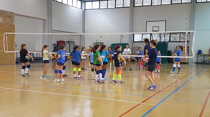 Ejercicios de voleibol para niños
